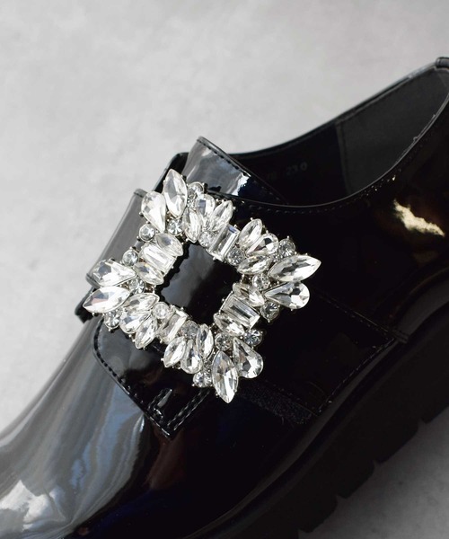 EVOL(イーボル)の「軽量ビジューバックルシューズ(ドレスシューズ・レディース・ブラック・LL/S/M/L)」の10枚目の写真