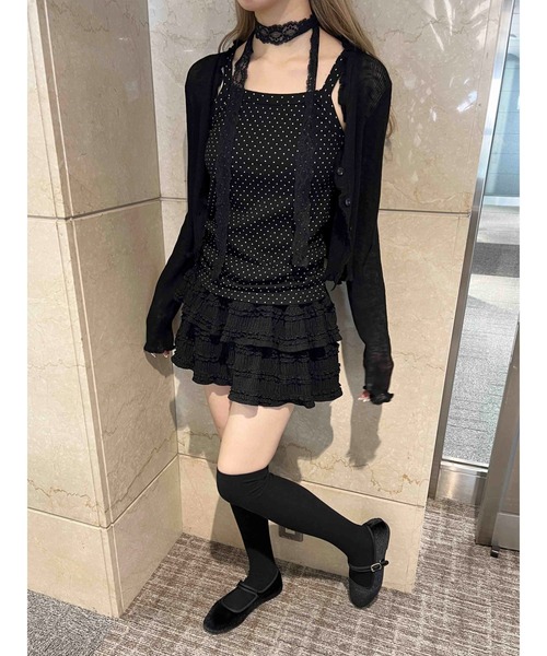 PHILLY（フィリー）の「【PHILLY】フリルティアードミニスカート（スカート・レディース・ホワイト/アイボリー/ブラック・FREE）」の15枚目の写真