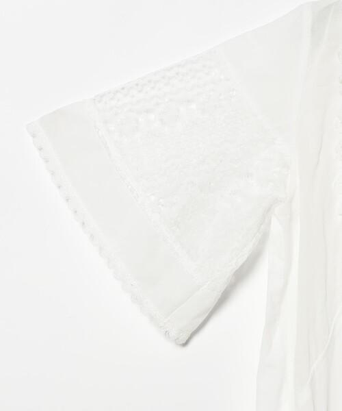 【美品】BEAMSBOY 別注 TORI-TO アシメ フリル シャツ ブラウス BEAMS BOY（ビームス ボーイ）【別注】TORI-TO / アシメ フリル