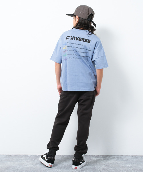 CONVERSE（コンバース）の「CONVERSE 別注ジャージラインパンツ（その他パンツ・キッズ・グレイッシュベージュ/ブラック・150/140/160/130）」の13枚目の写真