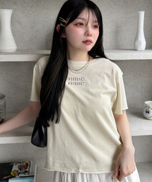 【Good Riddance】ピグメント フロントロゴ ダメージデザイン Tシャツ