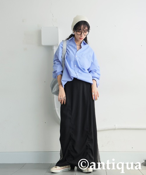 antiqua(アンティカ)の「トラックスカート(スカート・レディース・グレー/ブラック・ONESIZE)」の22枚目の写真