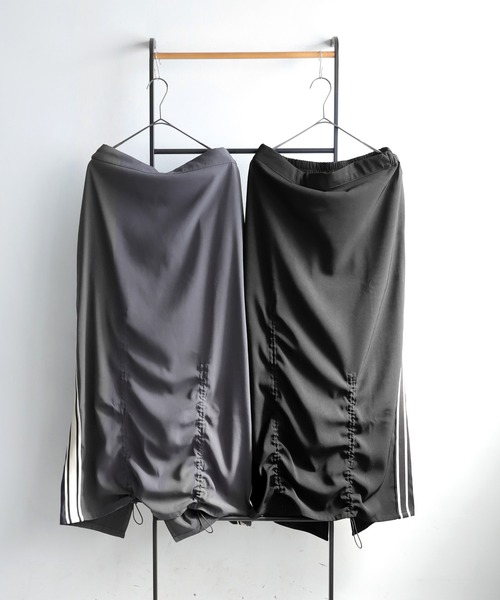 antiqua(アンティカ)の「トラックスカート(スカート・レディース・グレー/ブラック・ONESIZE)」の13枚目の写真