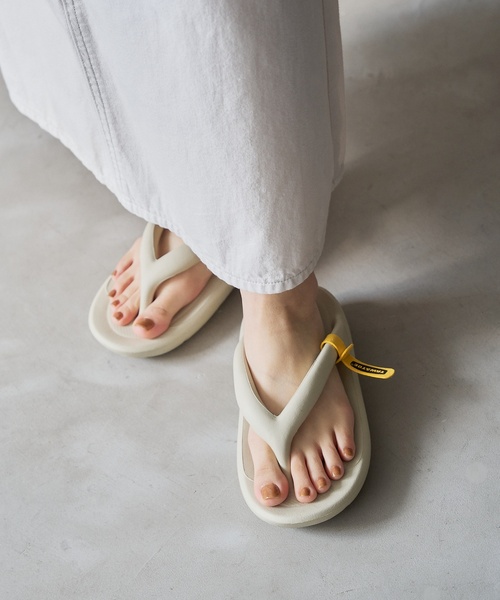 TAW&TOE（トーアンドトー）の「《追加》TAW&TOE/トーアンドトー ZEROVITY Flip Flop OG（サンダル・レディース・ベージュ/ピンク/アイボリー・24cm/23cm/22cm）」の16枚目の写真