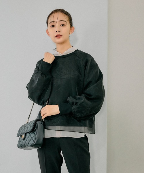 セール】さらさらリラックスポケットブラウス/147556（シャツ/ブラウス