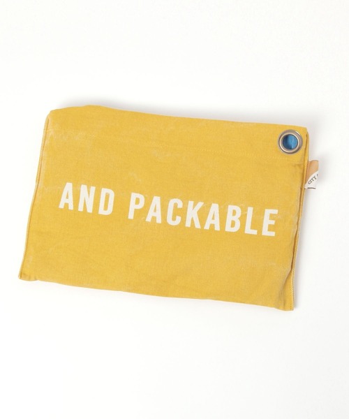 niko and...（ニコアンド）の「【CITY CREEK】パッカブルエプロン（エプロン・レディース・パープル/マスタード・0）」の12枚目の写真
