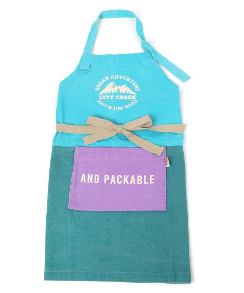 niko and...（ニコアンド）の「【CITY CREEK】パッカブルエプロン（エプロン・レディース・パープル/マスタード・0）」の17枚目の写真