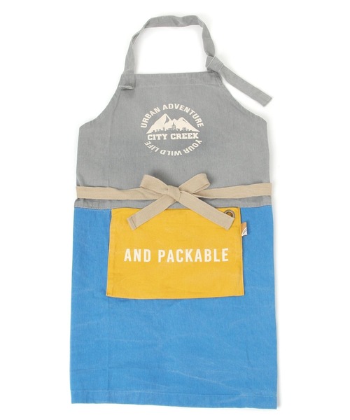 niko and...（ニコアンド）の「【CITY CREEK】パッカブルエプロン（エプロン・レディース・パープル/マスタード・0）」の18枚目の写真
