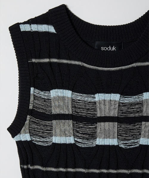 not finished knitting vest（ベスト）｜soduk（スドーク）の