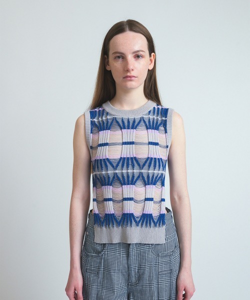 新品未使用sodukスドークnot finished knitting vest not finished knitting vest（ベスト）｜soduk（スドーク）の