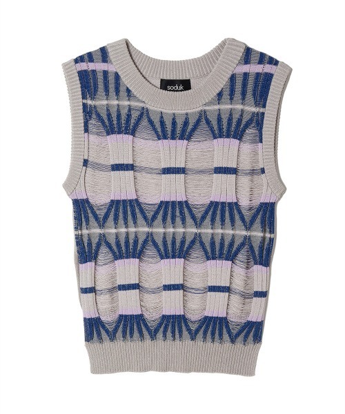 新品未使用sodukスドークnot finished knitting vest not finished knitting vest（ベスト）｜soduk（スドーク）の