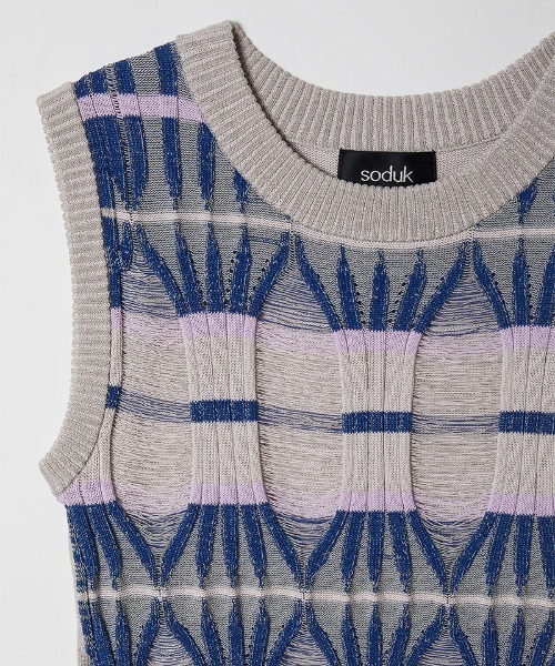 not finished knitting vest（ベスト）｜soduk（スドーク）の