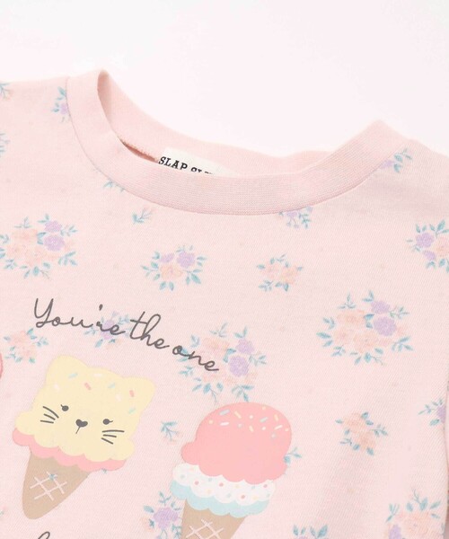 SLAP SLIP(スラップスリップ)の「【お揃い】アニマルキラキラパッチ裾スカラップTシャツ(80~130cm)(Tシャツ/カットソー・キッズ・パープル/ホワイト系その他/ピンク系その他・120cm/90cm/130cm/80cm/100cm/110cm)」の14枚目の写真