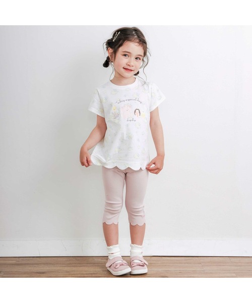 SLAP SLIP(スラップスリップ)の「【お揃い】アニマルキラキラパッチ裾スカラップTシャツ(80~130cm)(Tシャツ/カットソー・キッズ・パープル/ホワイト系その他/ピンク系その他・120cm/90cm/130cm/80cm/100cm/110cm)」の22枚目の写真