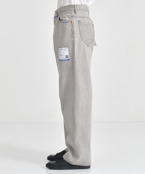 MIHARAYASUHIRO（ミハラヤスヒロ）の「【MIHARAYASUHIRO/ミハラヤスヒロ】SELVAGE DENIM BAGGY PANTS(BLEACHED)（デニムパンツ・メンズ・ブラック/インディゴブルー・44/46）」の6枚目の写真