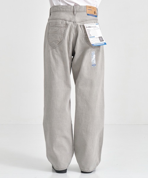 MIHARAYASUHIRO（ミハラヤスヒロ）の「【MIHARAYASUHIRO/ミハラヤスヒロ】SELVAGE DENIM BAGGY PANTS(BLEACHED)（デニムパンツ・メンズ・ブラック/インディゴブルー・44/46）」の7枚目の写真