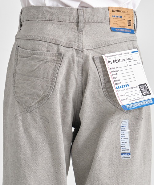 MIHARAYASUHIRO（ミハラヤスヒロ）の「【MIHARAYASUHIRO/ミハラヤスヒロ】SELVAGE DENIM BAGGY PANTS(BLEACHED)（デニムパンツ・メンズ・ブラック/インディゴブルー・44/46）」の9枚目の写真