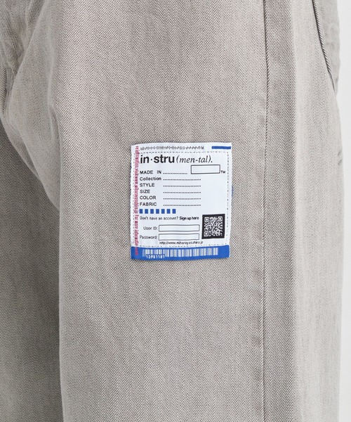 MIHARAYASUHIRO（ミハラヤスヒロ）の「【MIHARAYASUHIRO/ミハラヤスヒロ】SELVAGE DENIM BAGGY PANTS(BLEACHED)（デニムパンツ・メンズ・ブラック/インディゴブルー・44/46）」の11枚目の写真