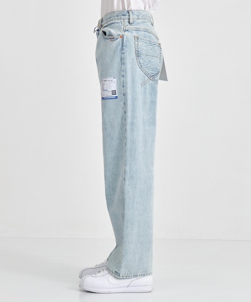 MIHARAYASUHIRO（ミハラヤスヒロ）の「【MIHARAYASUHIRO/ミハラヤスヒロ】SELVAGE DENIM BAGGY PANTS(BLEACHED)（デニムパンツ・メンズ・ブラック/インディゴブルー・44/46）」の20枚目の写真