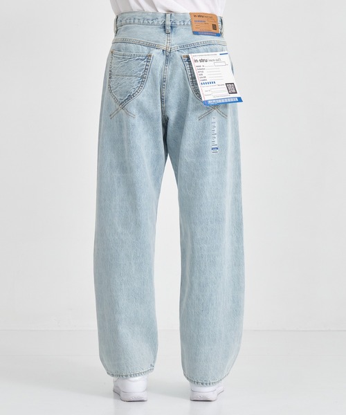 MIHARAYASUHIRO（ミハラヤスヒロ）の「【MIHARAYASUHIRO/ミハラヤスヒロ】SELVAGE DENIM BAGGY PANTS(BLEACHED)（デニムパンツ・メンズ・ブラック/インディゴブルー・44/46）」の21枚目の写真