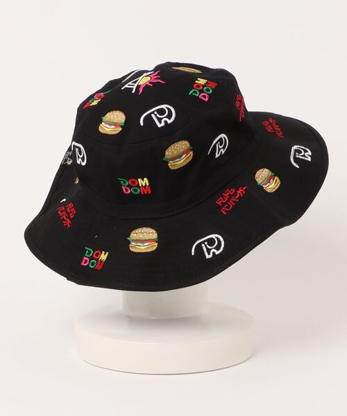 go slow caravan（ゴースローキャラバン）の「DOMDOM × gsc ライトキャンバス刺繍キャンパーハット（ハット・メンズ・ブラック・FREE）」の2枚目の写真