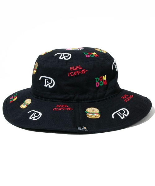 go slow caravan（ゴースローキャラバン）の「DOMDOM × gsc ライトキャンバス刺繍キャンパーハット（ハット・メンズ・ブラック・FREE）」の4枚目の写真