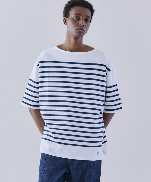 ORCIVAL（オーシバル）の「ORCIVAL | ラッセル ショートスリーブTシャツ MEN（Tシャツ/カットソー・メンズ・ブルー系その他3/グレー系その他/パープル系その他/ブルー系その他5/ブルー系その他・5/4/3）」の4枚目の写真