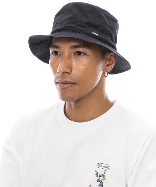 ELEMENT(エレメント)の「ELEMENT メンズ SHIFT BUCKET HAT ハット 【2025年春夏モデル】/エレメントトレッキングバケットハット(ハット・メンズ・ブラック/アーミー・FREE)」の2枚目の写真