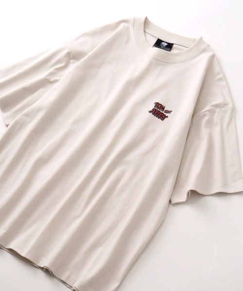 Tom&Jerry(トムアンドジェリー)の「【Tom & Jerry/トム & ジェリー】ヴィンテージライクコミックアートプリントTシャツ(Tシャツ/カットソー・メンズ・ブラック系その他/アイボリー/スミクロ/ホワイト系その他・M/L/LL)」の20枚目の写真