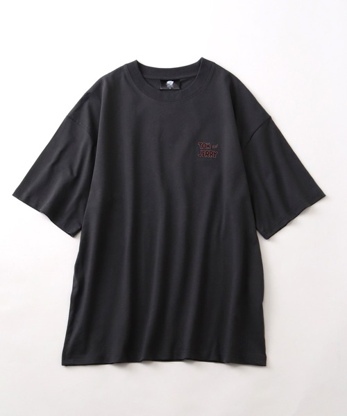 Tom&Jerry(トムアンドジェリー)の「【Tom & Jerry/トム & ジェリー】ヴィンテージライクコミックアートプリントTシャツ(Tシャツ/カットソー・メンズ・ブラック系その他/アイボリー/スミクロ/ホワイト系その他・M/L/LL)」の12枚目の写真