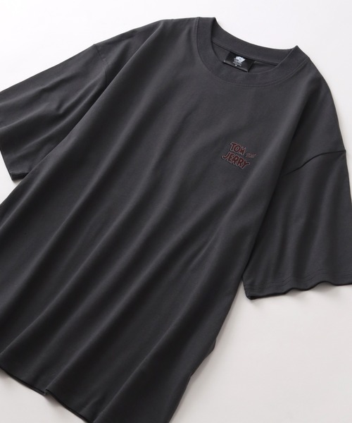 Tom&Jerry(トムアンドジェリー)の「【Tom & Jerry/トム & ジェリー】ヴィンテージライクコミックアートプリントTシャツ(Tシャツ/カットソー・メンズ・ブラック系その他/アイボリー/スミクロ/ホワイト系その他・M/L/LL)」の11枚目の写真