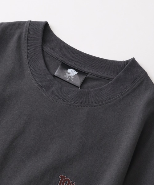 Tom&Jerry(トムアンドジェリー)の「【Tom & Jerry/トム & ジェリー】ヴィンテージライクコミックアートプリントTシャツ(Tシャツ/カットソー・メンズ・ブラック系その他/アイボリー/スミクロ/ホワイト系その他・M/L/LL)」の7枚目の写真