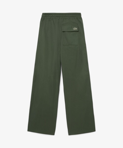 LACOSTE（ラコステ）の「アシンメトリー ワイドストレート カーゴポケットパンツ（その他パンツ・レディース・ダークグリーン・40/38/36/34）」の3枚目の写真