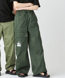 LACOSTE | アシンメトリー ワイドストレート カーゴポケットパンツ(その他パンツ)