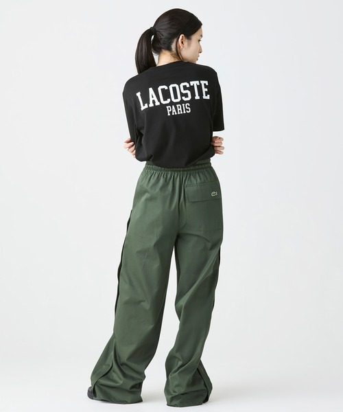 LACOSTE（ラコステ）の「アシンメトリー ワイドストレート カーゴポケットパンツ（その他パンツ・レディース・ダークグリーン・40/38/36/34）」の13枚目の写真