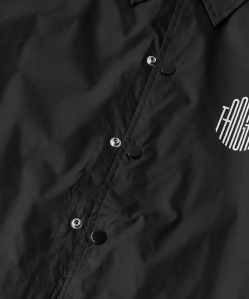 CLUBHAUS × TANGRAM DICE COACH JACKET BLACK TGA-MB17
