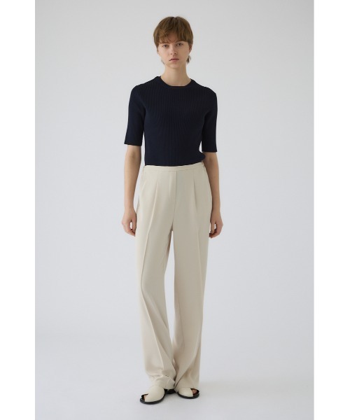 RIM.ARK(リムアーク)の「Center press comfy PT センタープレスコンフィパンツ(スラックス・レディース・ライトベージュ/ブラック/グリーン・36/38/34)」の19枚目の写真