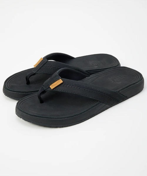BILLABONG(ビラボン)の「BILLABONG メンズ LEATHER THONGS ビーチサンダル 【2025年春夏モデル】/ビラボンビーサン(サンダル・メンズ・ブラック/ブラウン・27cm/28cm/26cm)」の2枚目の写真