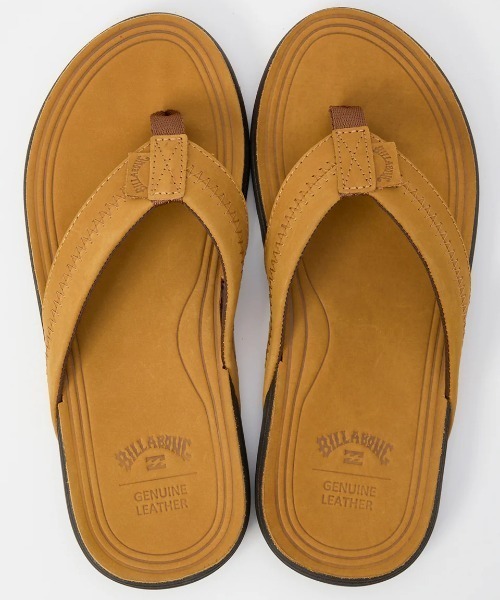 BILLABONG(ビラボン)の「BILLABONG メンズ LEATHER THONGS ビーチサンダル 【2025年春夏モデル】/ビラボンビーサン(サンダル・メンズ・ブラック/ブラウン・27cm/28cm/26cm)」の6枚目の写真