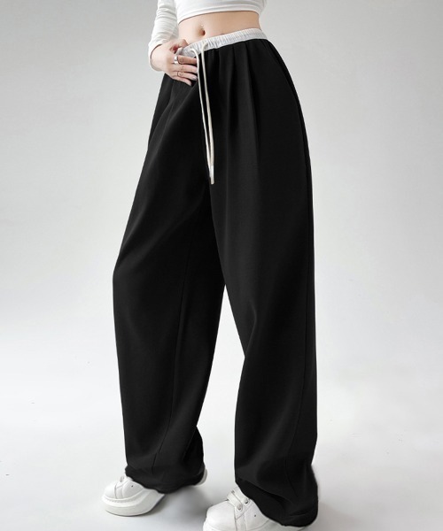 Miniministore（ミニミニストア）の「スウェットパンツ イージーパンツ 春秋夏（スウェットパンツ・レディース・ブラック/グレー・FREE）」の8枚目の写真