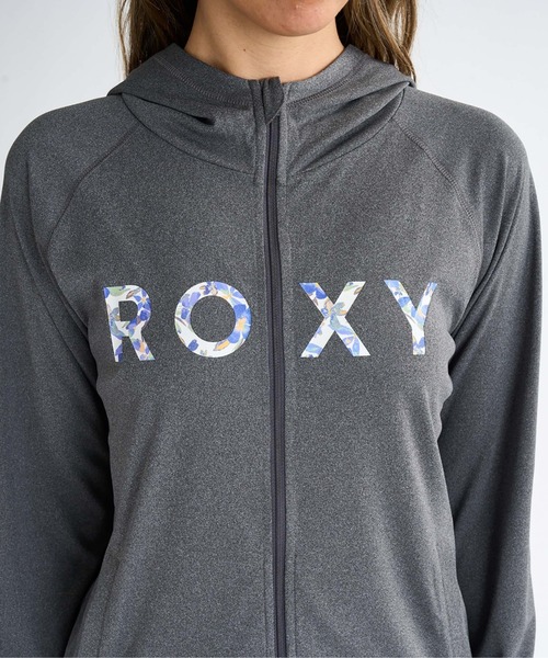 ROXY(ロキシー)の「ARTSY FLORAL LOGO PA /ロキシーロゴ長袖ジップアップパーカーラッシュガード(水着)(ラッシュガード・レディース・ホワイト/チャコールグレー/ブルー・SMALL/MEDIUM/LARGE)」の20枚目の写真