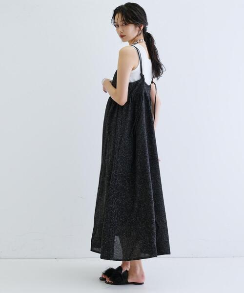 GALLEST（ギャレスト）の「【ZOZO・一部店舗限定】ツイードビスチェキャミワンピース【洗える】（ワンピース・レディース・ブラック/ダークブラウン・38）」の19枚目の写真