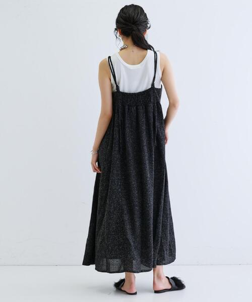 GALLEST（ギャレスト）の「【ZOZO・一部店舗限定】ツイードビスチェキャミワンピース【洗える】（ワンピース・レディース・ブラック/ダークブラウン・38）」の20枚目の写真