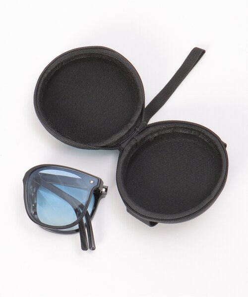 VENCEEXCHANGE（ヴァンスエクスチェンジ）の「ケース付き折りたたみサングラス（サングラス・レディース・ブラック/ブルー/ブラウン・FREE）」の12枚目の写真