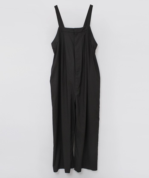 RNA-N(アールエヌエーエヌ)の「O0740 レーヨンリネン2タックオーバーオール(つなぎ/オールインワン・レディース・ネイビー/ダークブラウン/ブラック・FREE)」の2枚目の写真