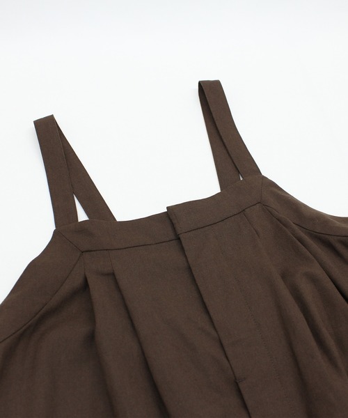 RNA-N(アールエヌエーエヌ)の「O0740 レーヨンリネン2タックオーバーオール(つなぎ/オールインワン・レディース・ネイビー/ダークブラウン/ブラック・FREE)」の18枚目の写真