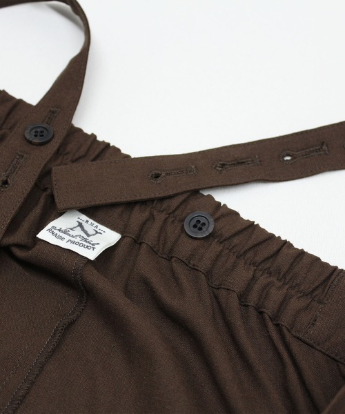 RNA-N(アールエヌエーエヌ)の「O0740 レーヨンリネン2タックオーバーオール(つなぎ/オールインワン・レディース・ネイビー/ダークブラウン/ブラック・FREE)」の20枚目の写真