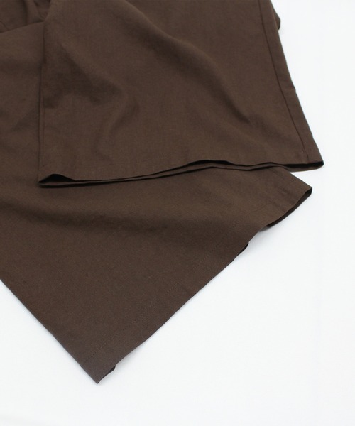 RNA-N(アールエヌエーエヌ)の「O0740 レーヨンリネン2タックオーバーオール(つなぎ/オールインワン・レディース・ネイビー/ダークブラウン/ブラック・FREE)」の22枚目の写真