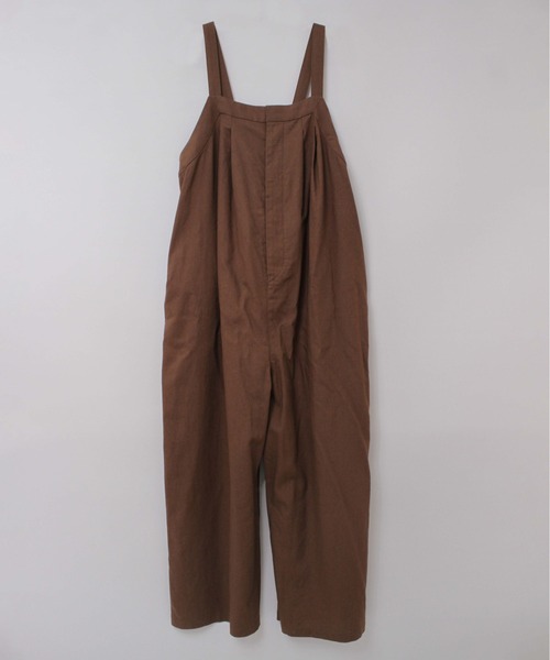 RNA-N(アールエヌエーエヌ)の「O0740 レーヨンリネン2タックオーバーオール(つなぎ/オールインワン・レディース・ネイビー/ダークブラウン/ブラック・FREE)」の7枚目の写真