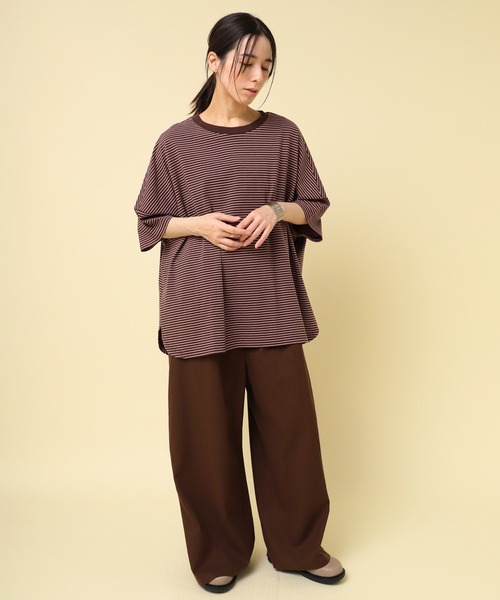 RNA-N(アールエヌエーエヌ)の「O0740 レーヨンリネン2タックオーバーオール(つなぎ/オールインワン・レディース・ネイビー/ダークブラウン/ブラック・FREE)」の13枚目の写真